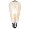 4 Watt E27 Dimmable Decorative Filament LED Tear Drop Light Bulb - Gold Tint