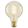 40 Watt B22 Bayonet Cap Globe Vintage Style Filament Light Bulb - Clear