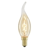 40 Watt Bent Cap E14 Small Edison Screw Vintage Squirrel Cage Candel Light Bulb - Gold Tinted
