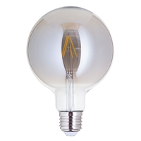 4.5 Watt E27 LED Large Globe Filament Dimmable Light Bulb - Smoke