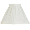 5 Inch Candle Bulb Box Pleat Shade - Ivory