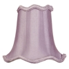 5 Inch Candle Bulb Scalloped Shade - Grape