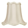 5 Inch Candle Bulb Scalloped Shade - Sand