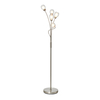 5 Light Floor Lamp - Satin Nickel