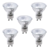 5 Pack of 28 Watt Halogen GU10 Light Bulb - Clear