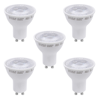 5 Pack of 4 Watt LED GU10 Light Bulb - White