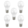 5 Pack of 4.9 Watt LED E27 Edison Screw 4000K Light Bulbs - Cool White