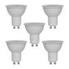 5 Pack of 5 Watt GU10 LED 6500K Light Bulb - Cool White