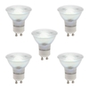 5 Pack of 5 Watt GU10 LED Dimmable Light Bulb - Natural White