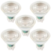 5 Pack of 6 Watt LED 2700K GU10 Light Bulb - Warm White