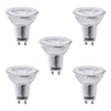 5 Pack of Stanley 7 Watt LED GU10 Light Bulb - Warm White