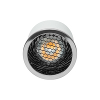 5 Watt LED GU10 Anti Glare Cool White Dimmable Light Bulb - Chrome