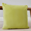 59cm Square Microfleece Cushion - Green