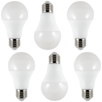 6 Pack of 10 Watt GLS LED E27 Edison Screw Light Bulb - Daylight White