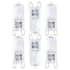 6 Pack of 18 Watt G9 Eco Halogen Light Bulbs - Clear