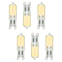 6 Pack of 2 Watt G9 COB LED Capsule Light Bulbs - Natural White
