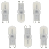 6 Pack of 2.5 Watt LED G9 Non-Dimmable Capsule Light Bulb - Natural White