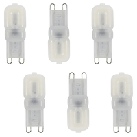 6 Pack of 2.5 Watt LED G9 Non-Dimmable Capsule Light Bulb - Natural White