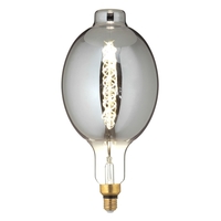 6 Watt E27 LED 180mm Dimmable Oversized Vintage Bulb - Smoke
