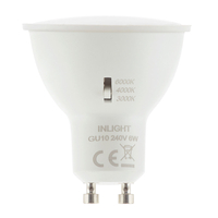 6 Watt GU10 Colour Temperature Changing LED Bulb - White
