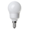 7 Watt E14 Energy Saving CFL Mini Globe Light Bulb - White
