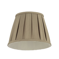 8 Inch Enya Box Pleat Easy to Fit Shade - Mink