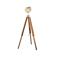 Acton Tripod Floor Lamp - Satin Nickel