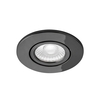 Adjustable LED Fire Rated IP65 Recessed Downlight - Black Chrome