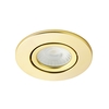 Adjustable LED Fire Rated IP65 Recessed Downlight - Satin Brass