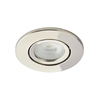 Adjustable LED Fire Rated IP65 Recessed Downlight - Satin Nickel