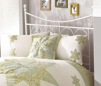 Alicia House Wife Pillow Cases - Green - 2 Pack