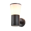 Altair 1 Light Outdoor Wall Light with Photocell Sensor - Black