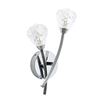 Alula 2 Light Bathroom Wall Light - Chrome