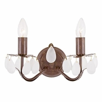 Antique Wall Light - 2 Light - Bronze