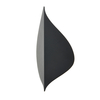 Arow LED Leaf Style Outdoor Wall Light - Anthracite