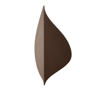 Arow LED Leaf Style Outdoor Wall Light - Rust