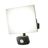 Arvid 50 Watt LED Slimline Outdoor Flood Light with PIR Sensor - Black
