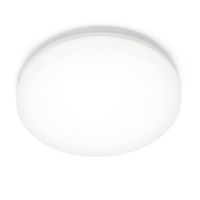 Aude Ceiling or Wall LED Flush Bulkhead with Microwave Sensor - White