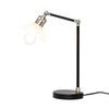Aya 1 Light Industrial Table Lamp - Satin Nickel