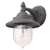 Bacup Outdoor 1 Light Industrial Fisherman Style Lantern Wall Light - Anthracite