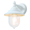 Bacup Outdoor 1 Light Industrial Fisherman Style Lantern Wall Light - Pale Blue