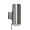 Bao Outdoor Solar LED Up and Down Wall Light - Stainless Steel