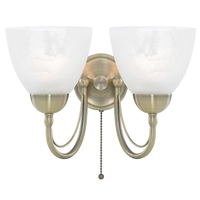 Barcelona Wall Light - 2 Light - Antique Brass