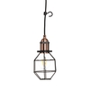 Beca Plug In Cable Ceiling Pendant Light Kit - Black & Copper