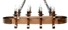 Bespoke 8 Light Cartwheel Chandelier