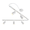 Bexley 1.8m Flexible Track Kit with 5 Heads - White