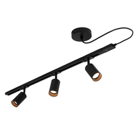 Bexley 1m Track Kit with 3 Heads - Black