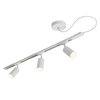 Bexley 1m Track Kit with 3 Heads - White