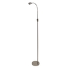 Bishorn Adjustable LED Floor Light - Brushed Chrome