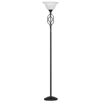 Black Floor Lamp - Spiral